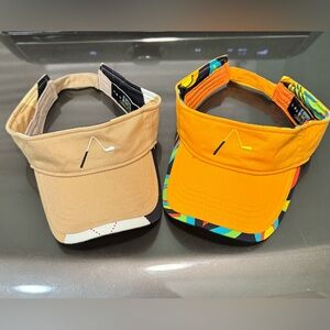 Loudmouth headsweat performance golf visor adjustable Lot of 2